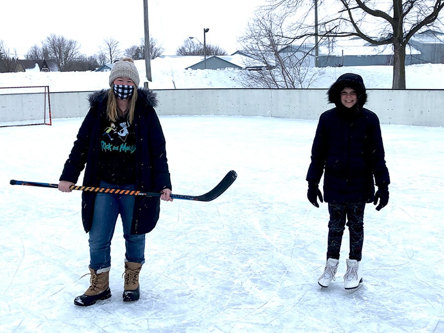 Optimist rink offers outdoor fun for local youngsters