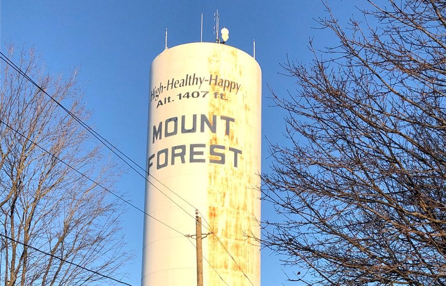 Mount Forest water tower will remain 'high, healthy, happy'