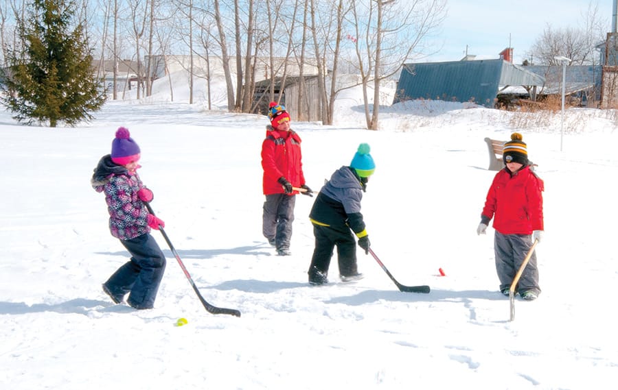 Winter fun at Alma's Wallace Cumming Park
