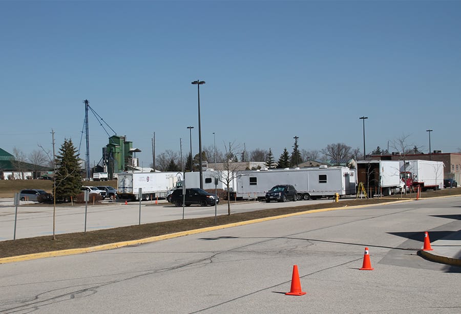 Films crews stationed at various Elora locations for Disney film production