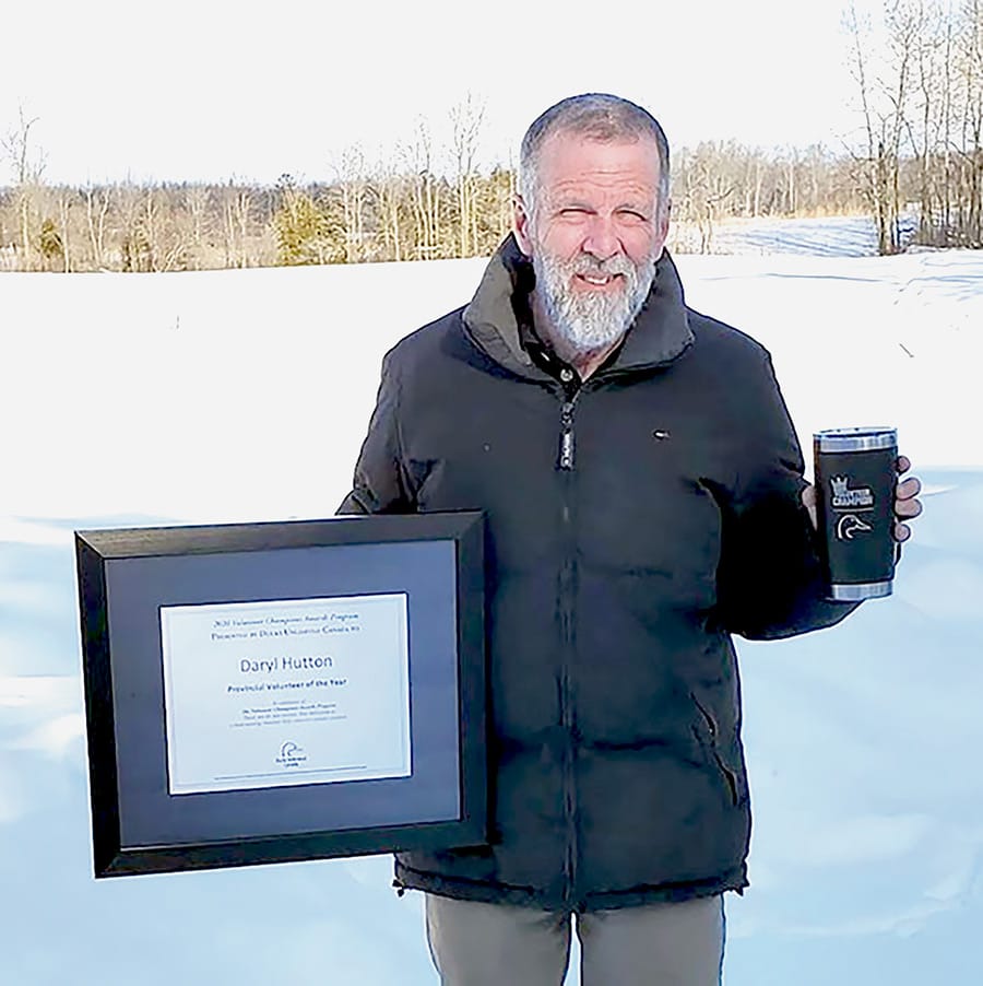 Hutton is DUC Ontario volunteer of year