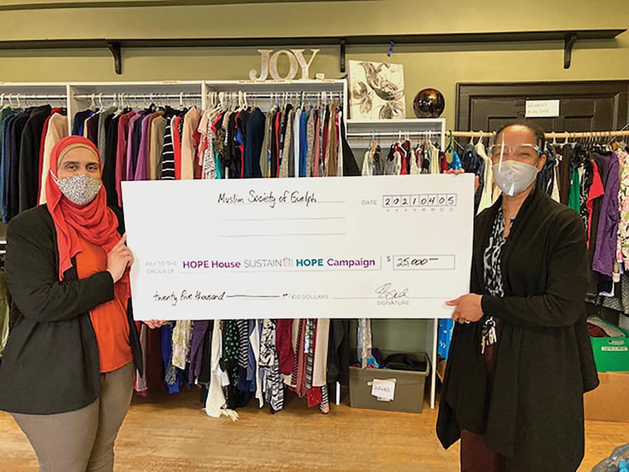 Muslim Society of Guelph pledges $25,000 gift to HOPE House Capital Campaign