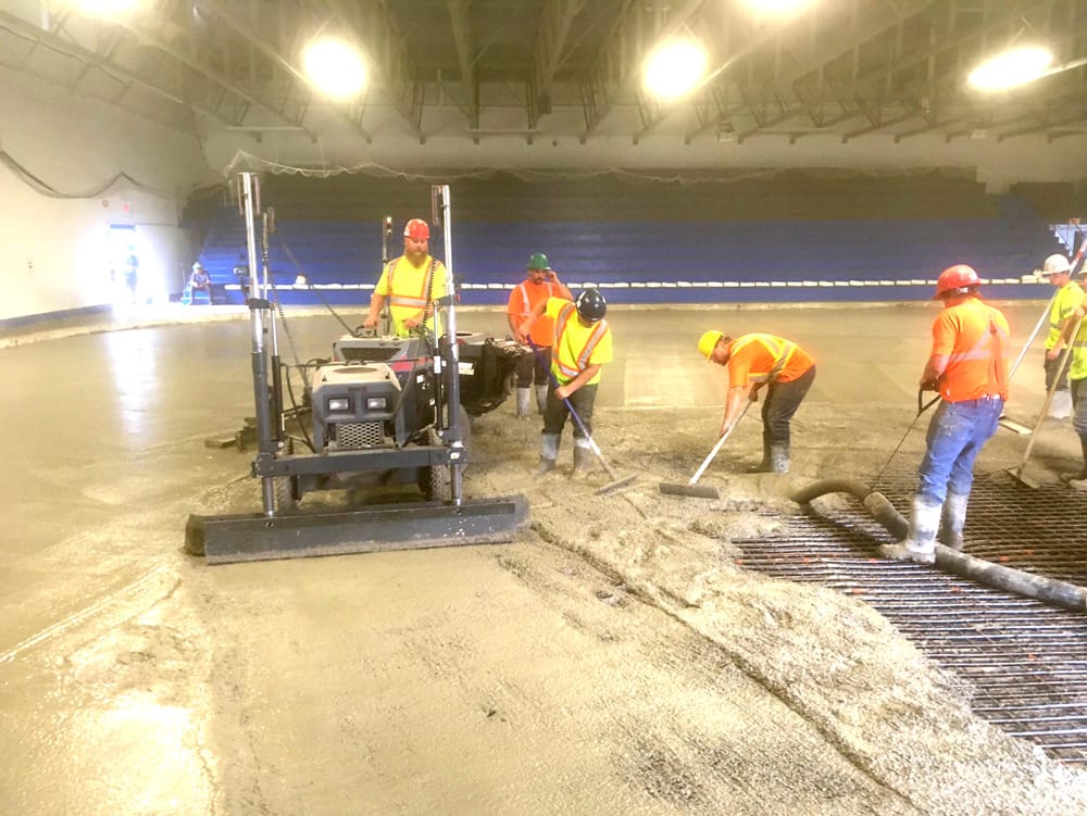 Upgrades to Arthur arena floor nearing completion