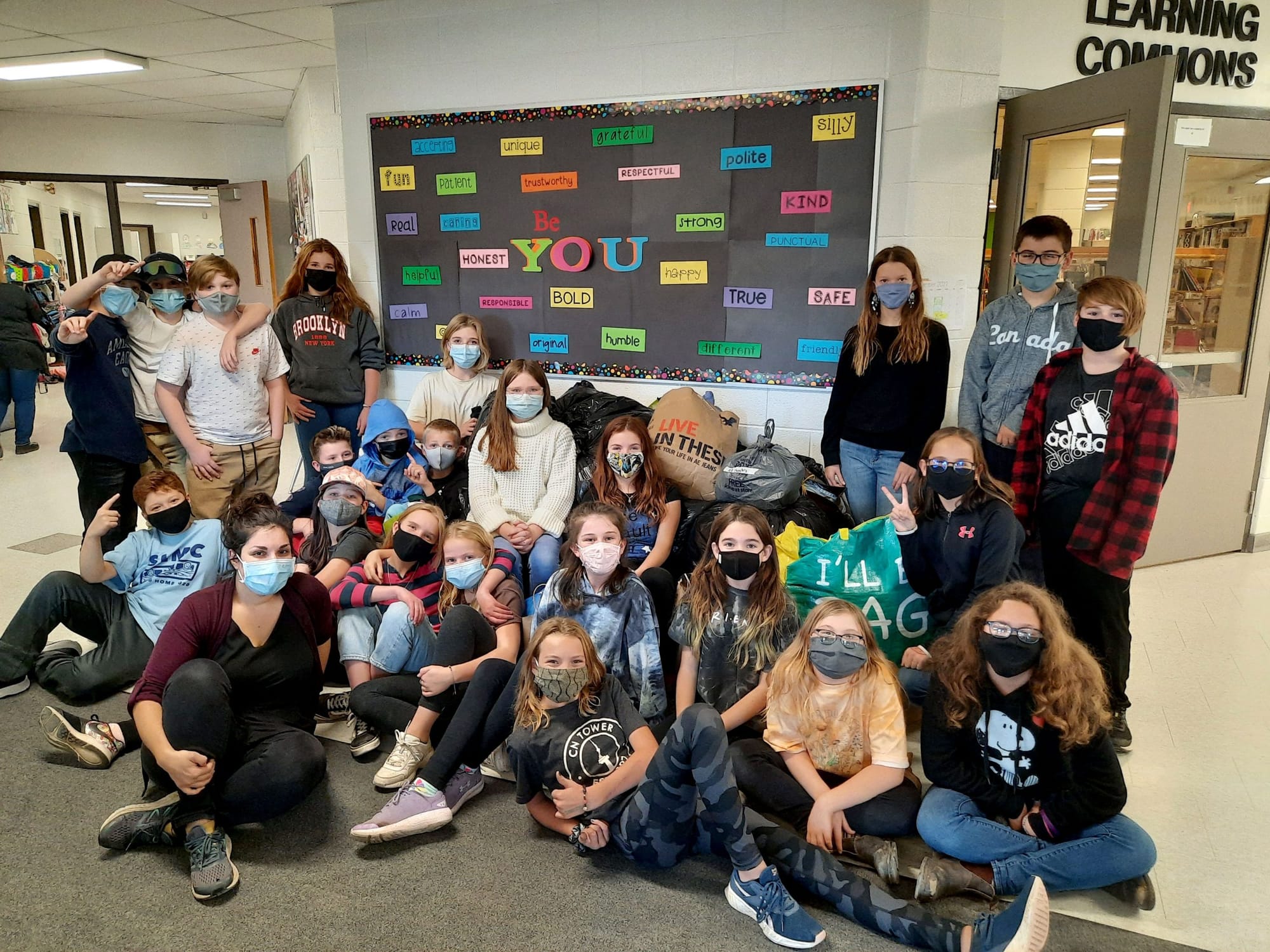 Local class launches donation drive to give back to community