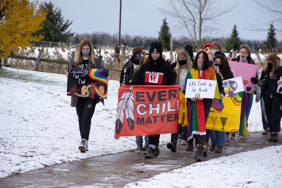 With transphobia and homophobia on the rise, CWDHS students rise up