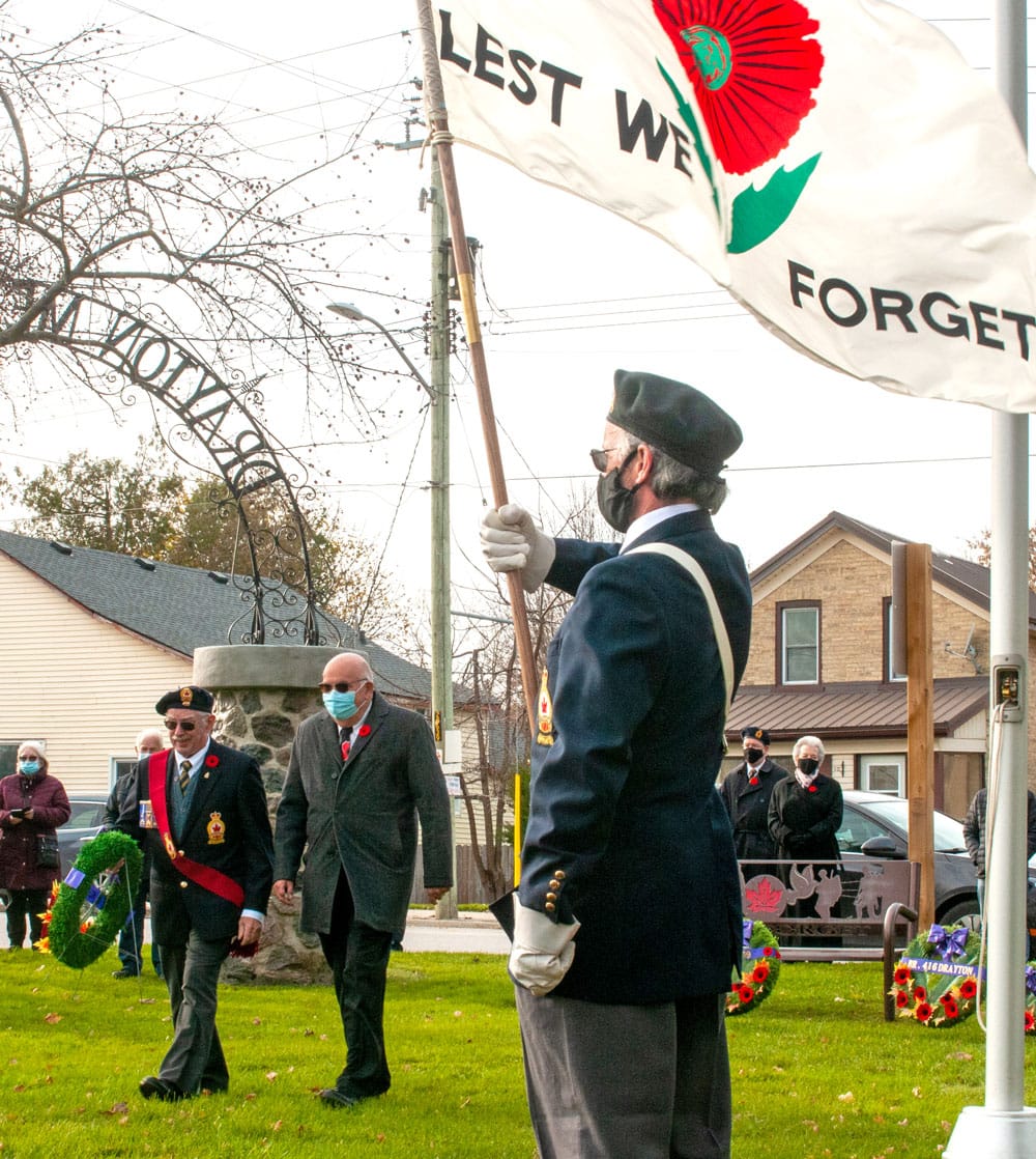 Drayton Legion held a Remembrance Day Service