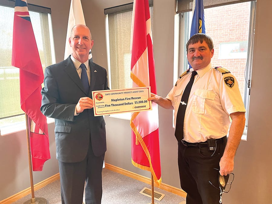 Mapleton received funds through Safe Community Project Assist Program