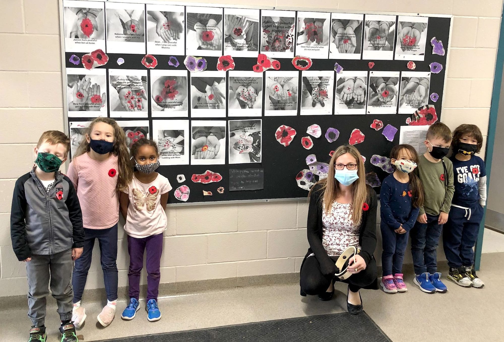 St. Mary students recognize veterans, 100th anniversary of the poppy