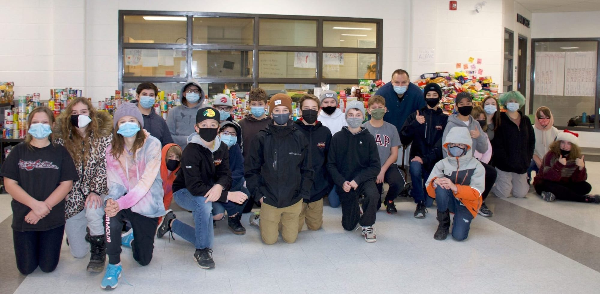 Fergus school’s annual food drive exceeds expectations