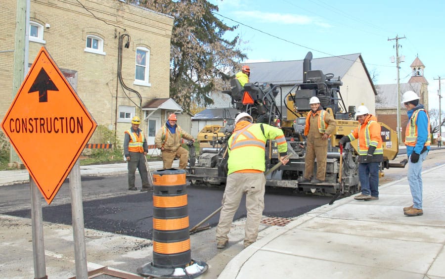 Construction on Allan Street East wraps up
