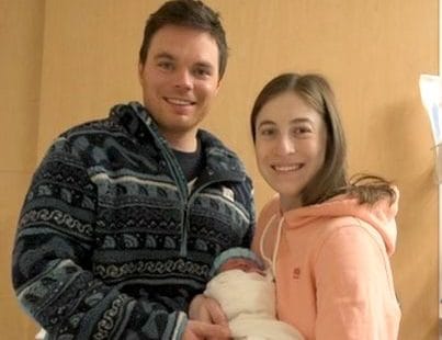 Nunavut couple welcomes first New Year's baby at Groves hospital