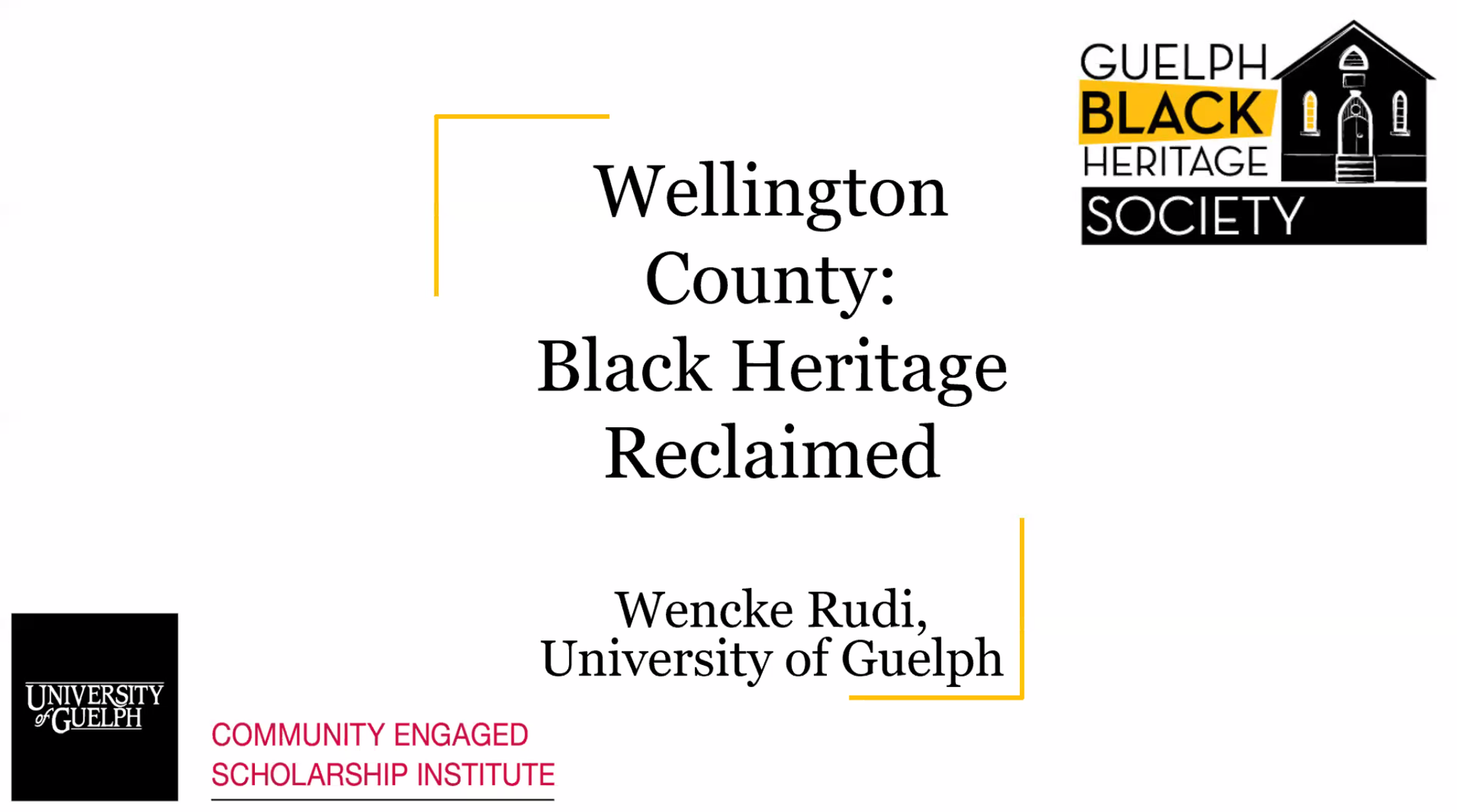 Mapping Wellington County’s Black heritage