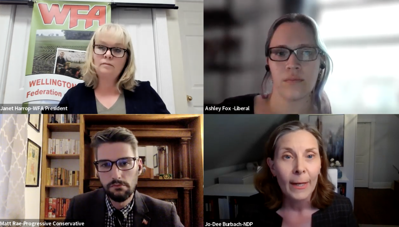 Agriculture at the forefront of Perth-Wellington candidates discussion