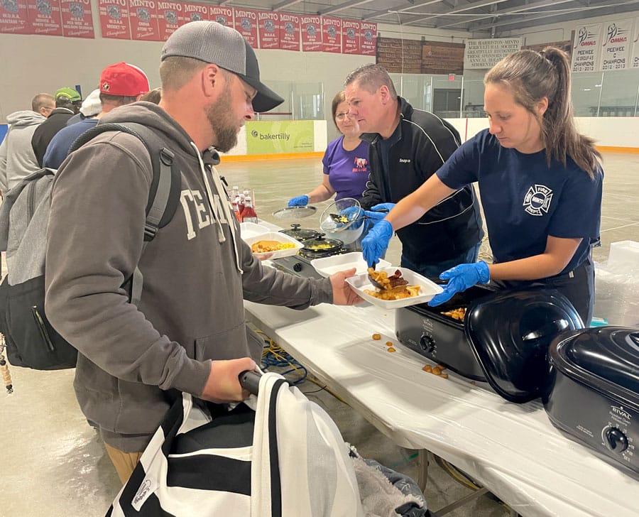Minto firefighters hosted pancake breakfast