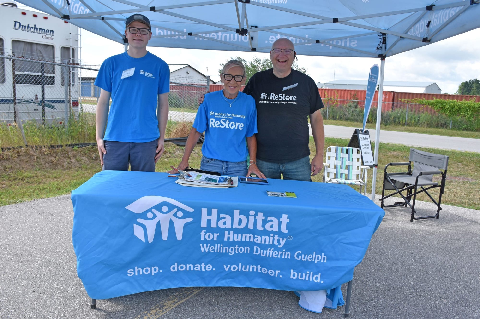 Fergus business hosts Habitat for Humanity Guelph Wellington “Donation Station”