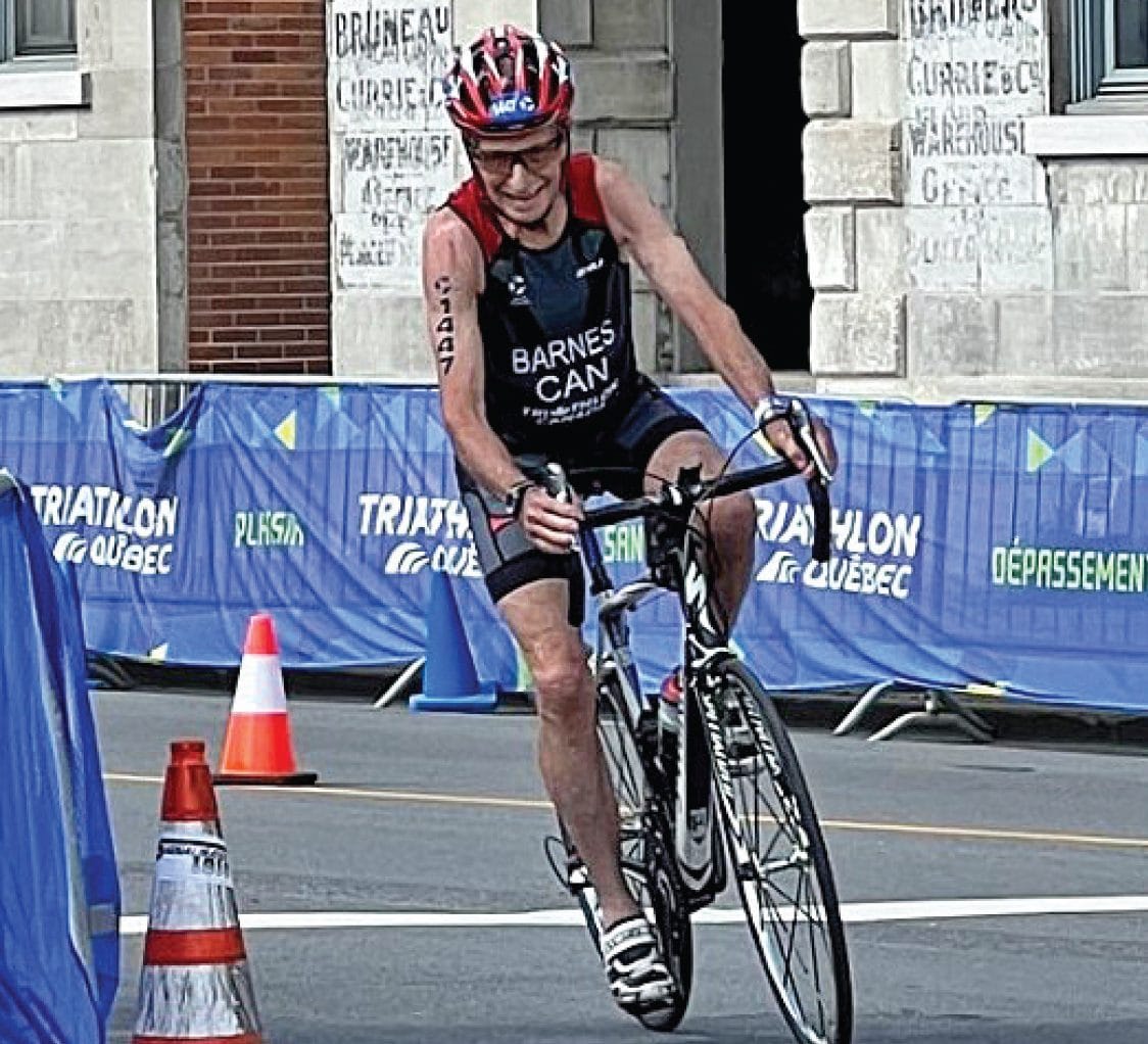 Charlie Barnes brings home silver in world triathlon over-85 division