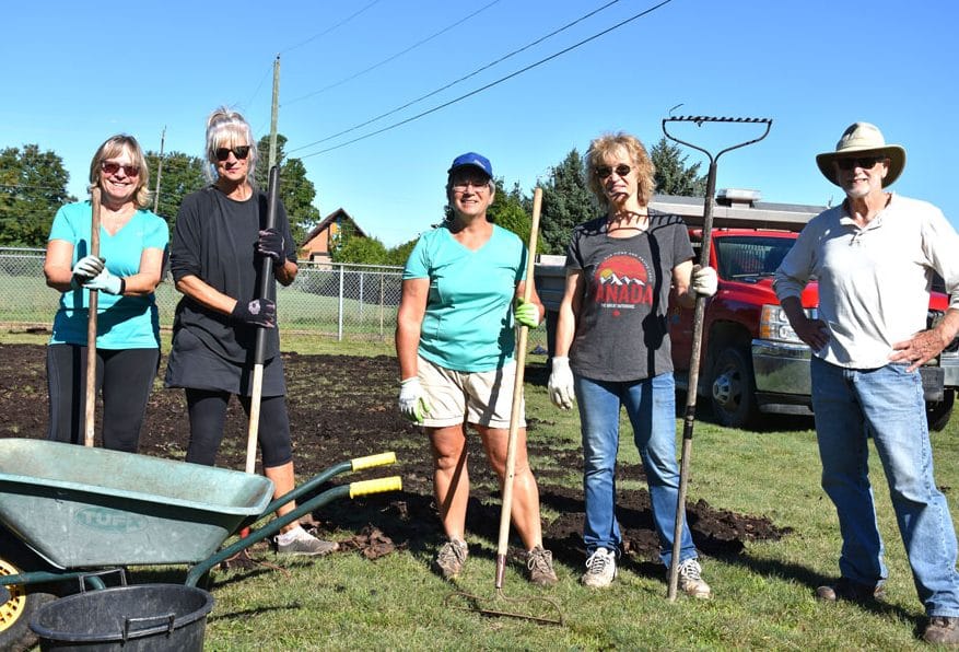 First community garden on township land being installed at sportsplex