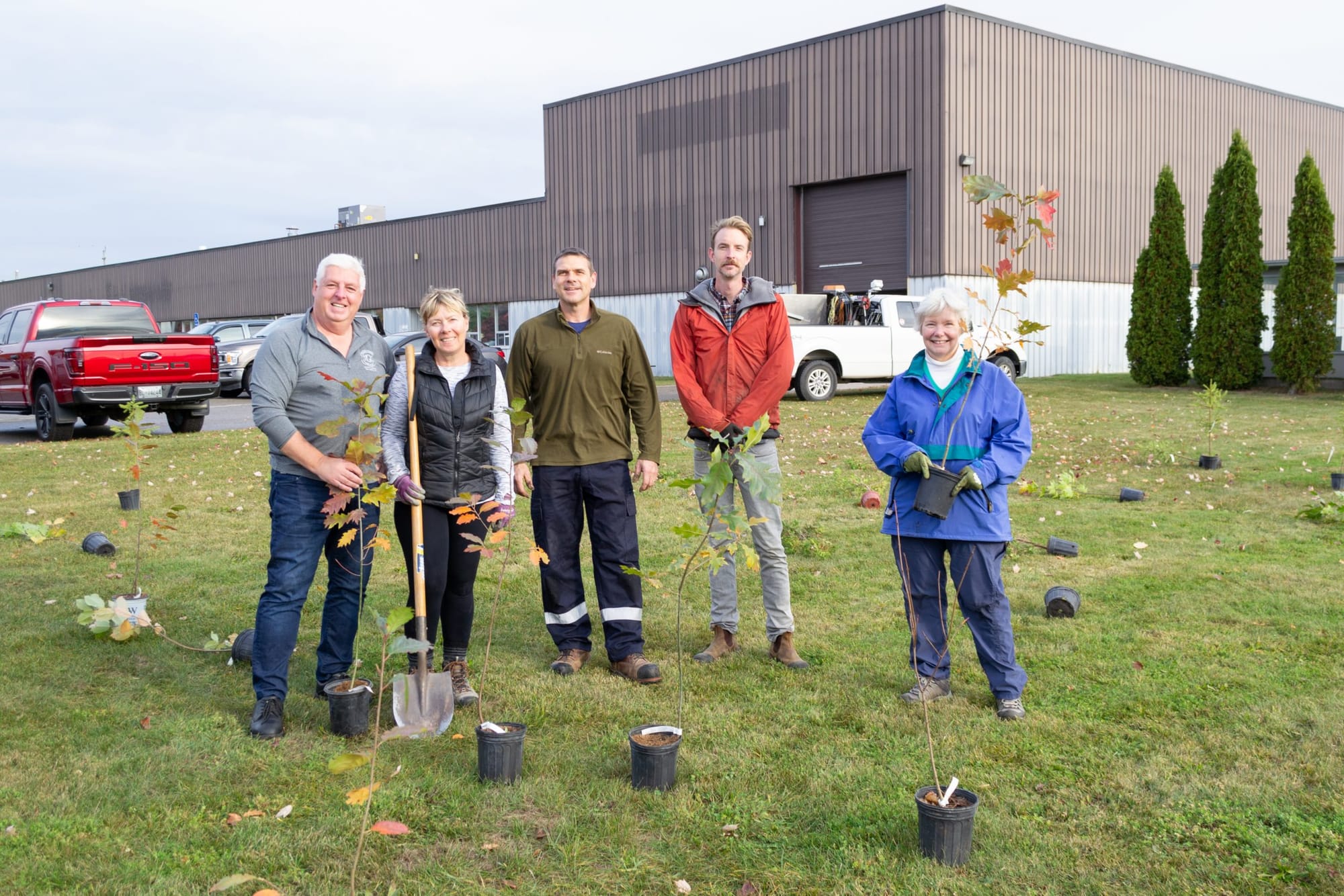 Tree planting partnership with Gund Company and Centre Wellington Hydro