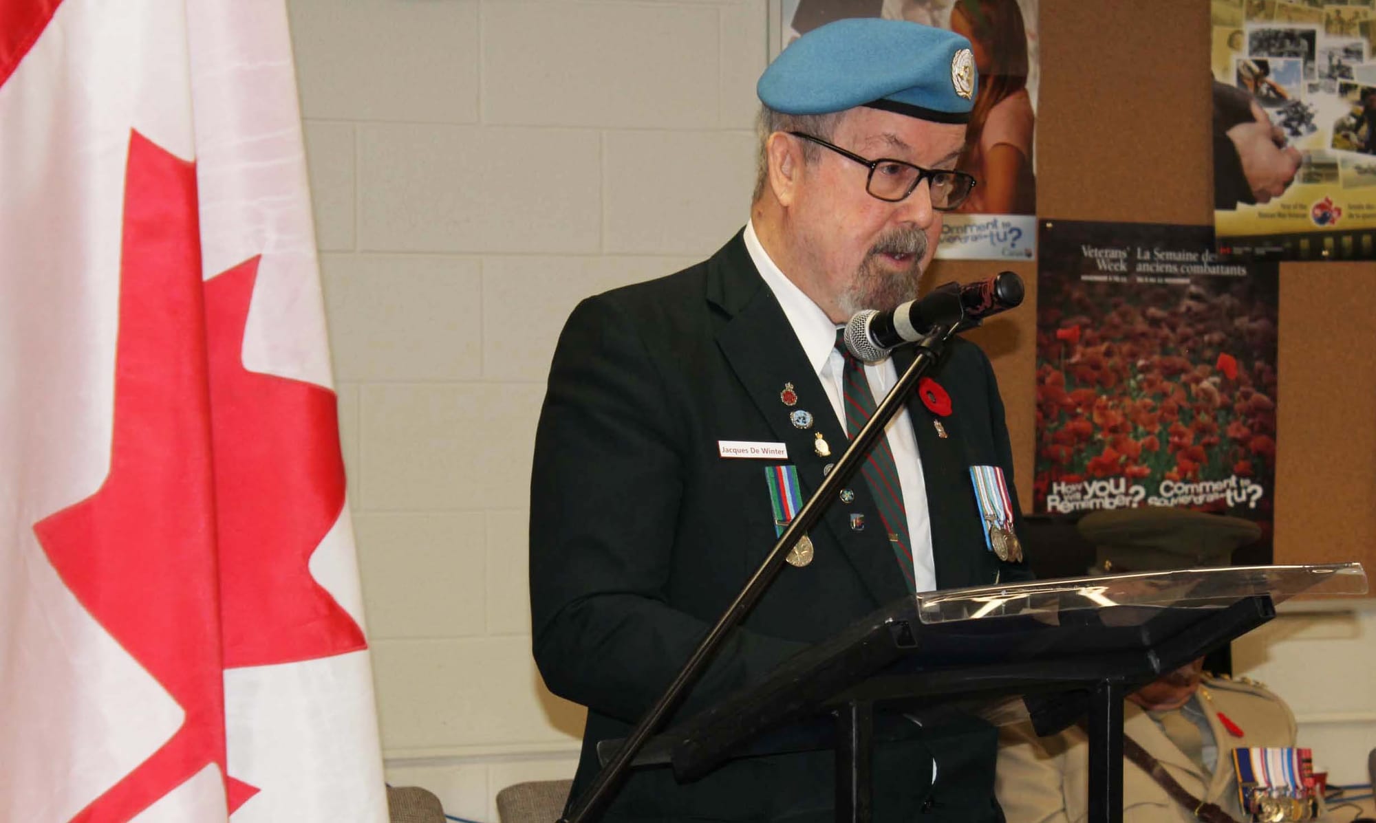 Veterans offer laughter, lessons of peace at Our Lady of Lourdes event