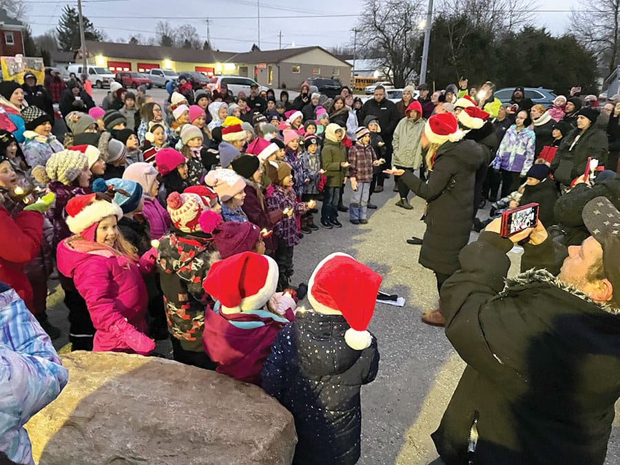 Harriston lights up for season