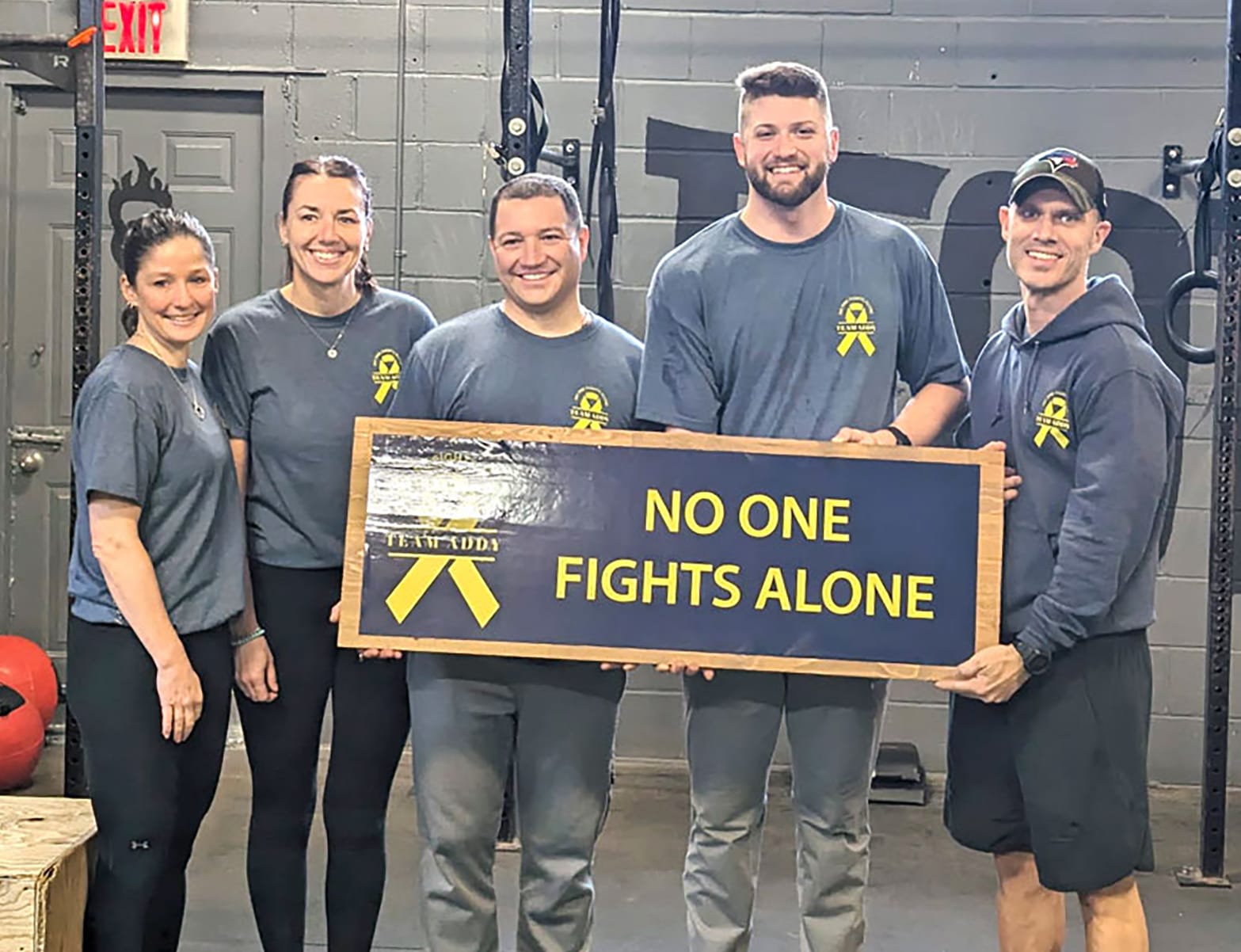 Workout participants raise $3,200 in support of Team Addy