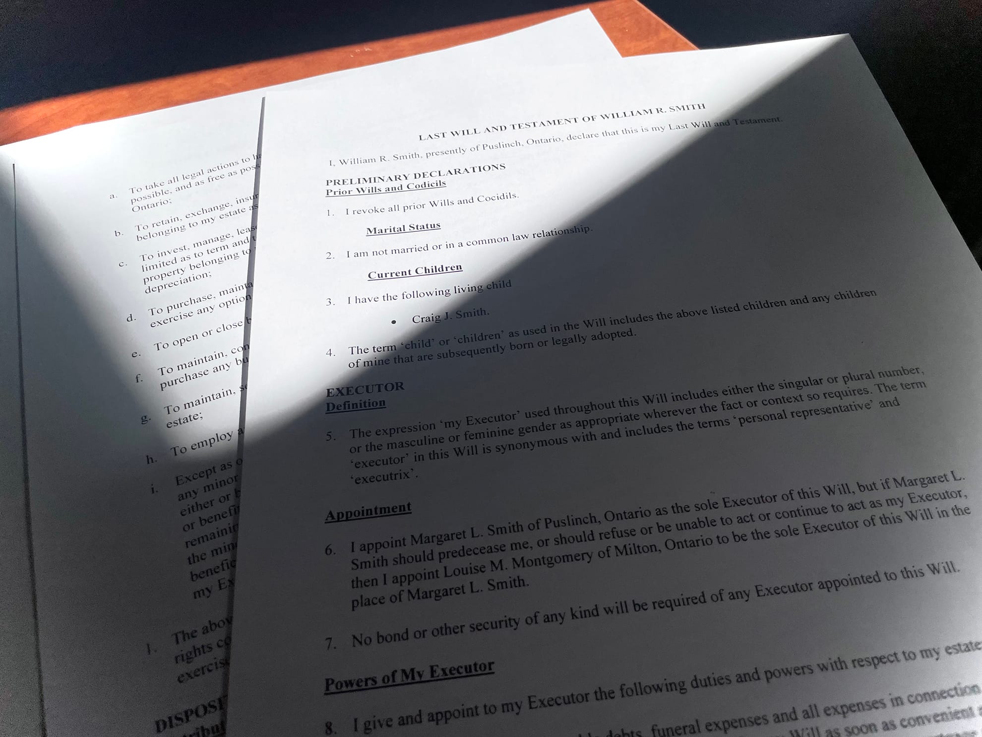 The importance of having a will  – and when to prepare one