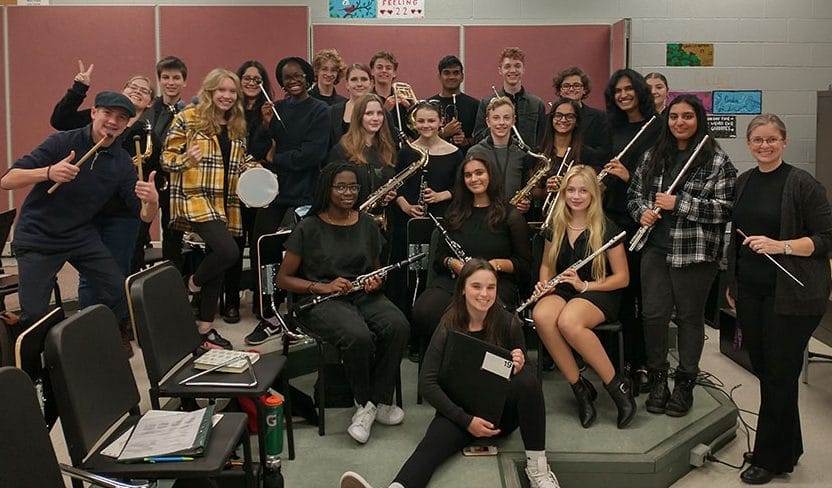 Erin high school band achieves gold standard at music festival