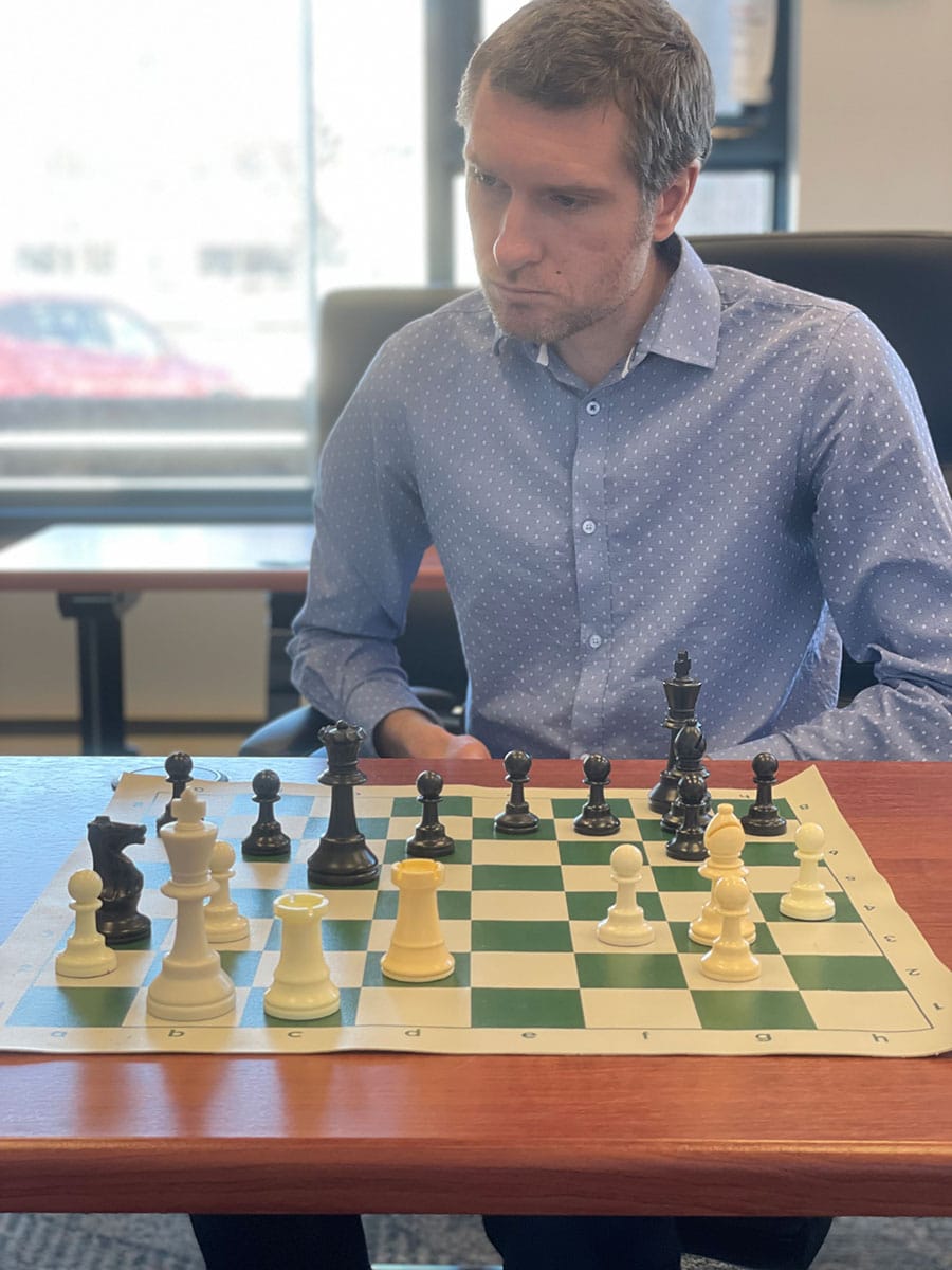 Seniors association hosts chess club at Evergreen Centre