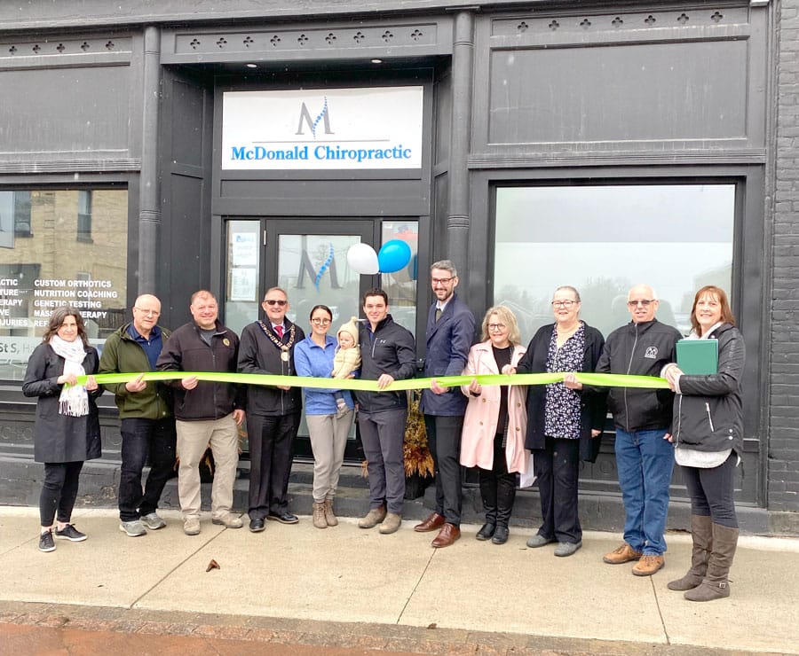 McDonald Chiropractic celebrates grand opening in Harriston