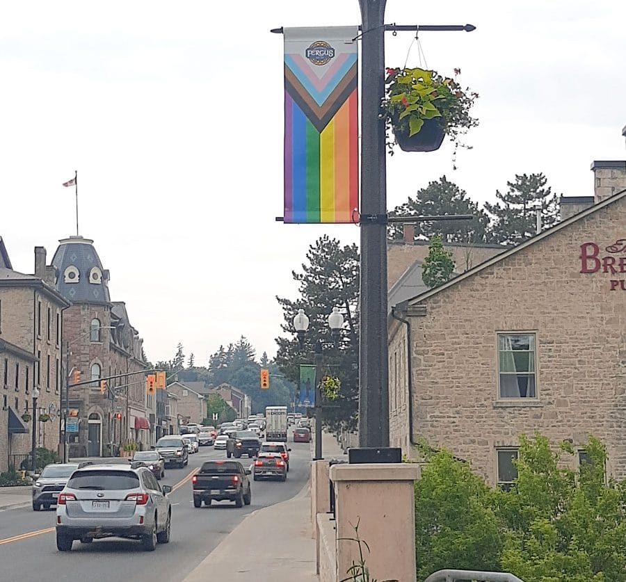 Pride banners vandalized in Fergus