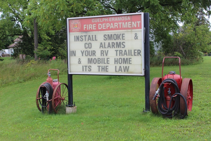 Guelph Eramosa Fire Department attended 53 calls in May, June, July