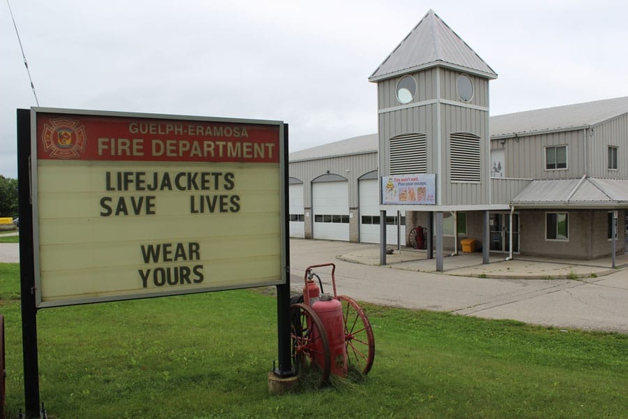 Guelph Eramosa Fire Department attended 53 calls in May, June, July