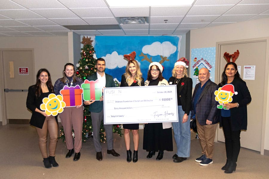 Adopt-A-Family receives cheque for $60,000