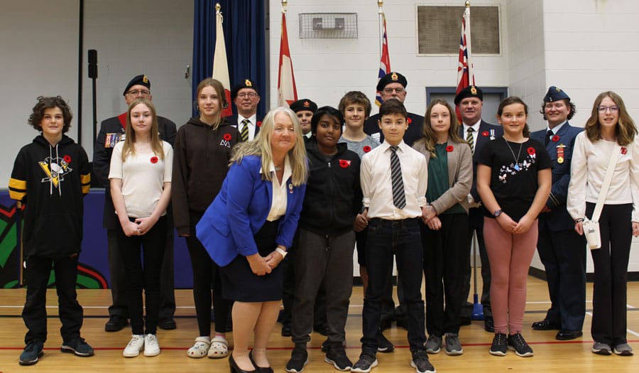 St. Joseph students honour Remembrance Day with school ceremony