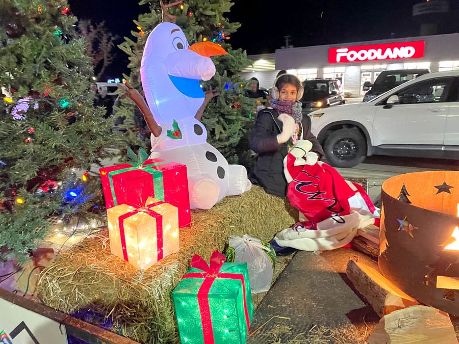 Santa on his way to Palmerston for annual parade