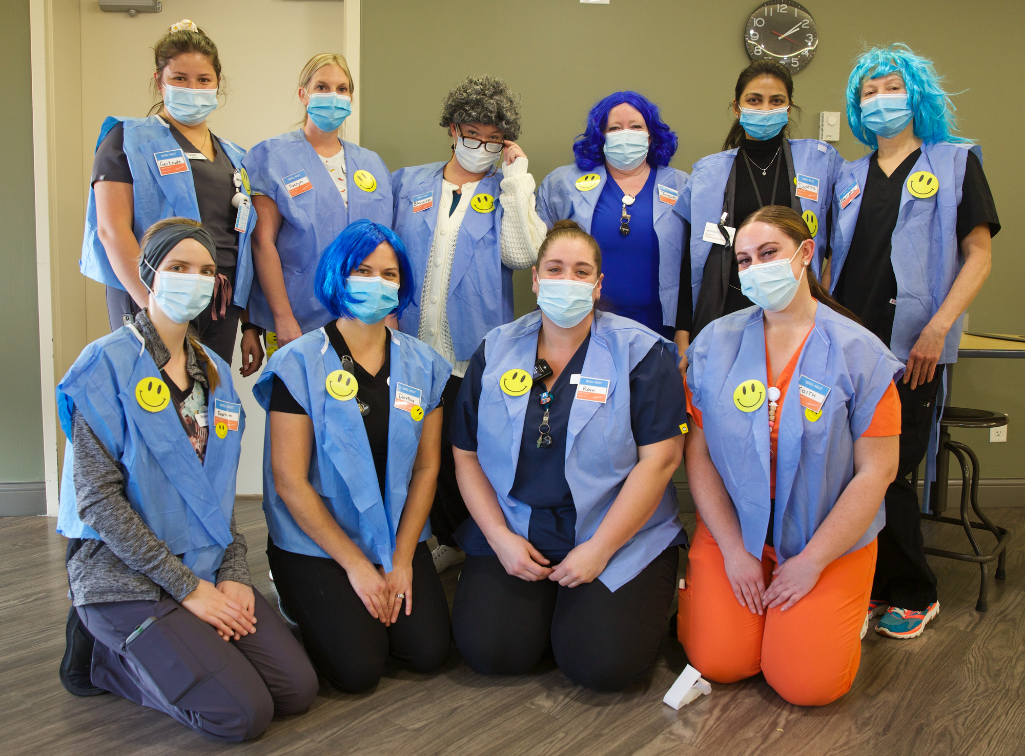 Wellington Terrace staff get into the Halloween Spirit