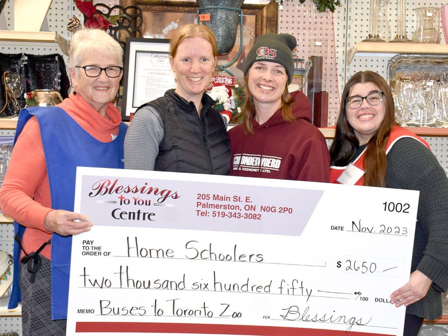 Palmerston Blessings to You Centre sponsors Buses for Homeschoolers