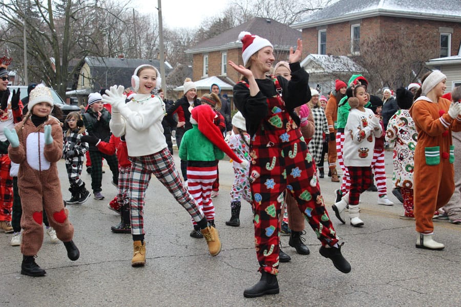 Santa came to town with the Fergus Santa Claus Parade on Dec. 2.