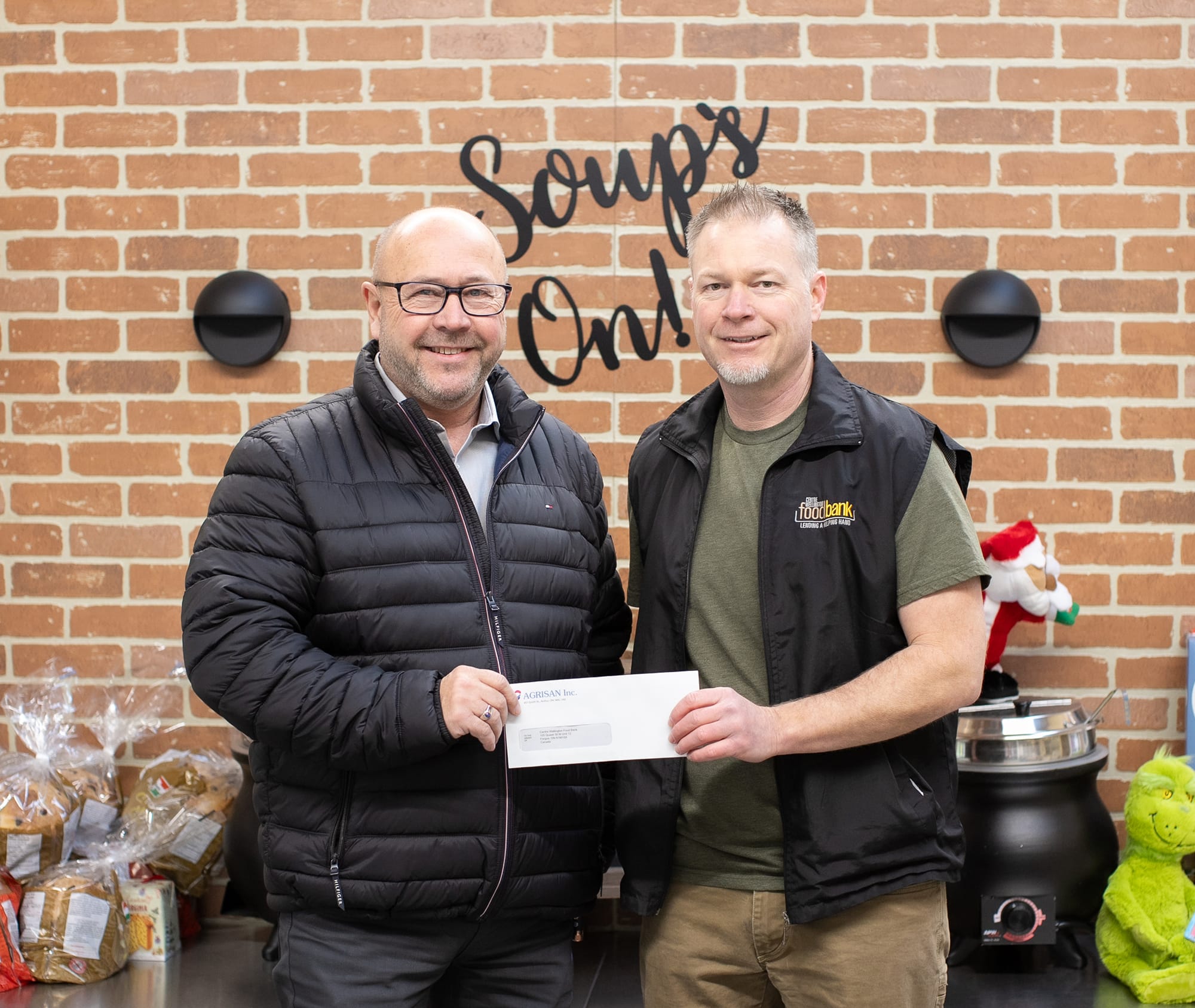Agrisan donates $20,000 to food bank in Centre Wellington