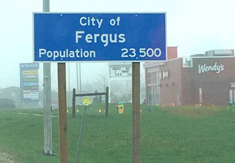 ‘City of Fergus’ sign a mistake: township