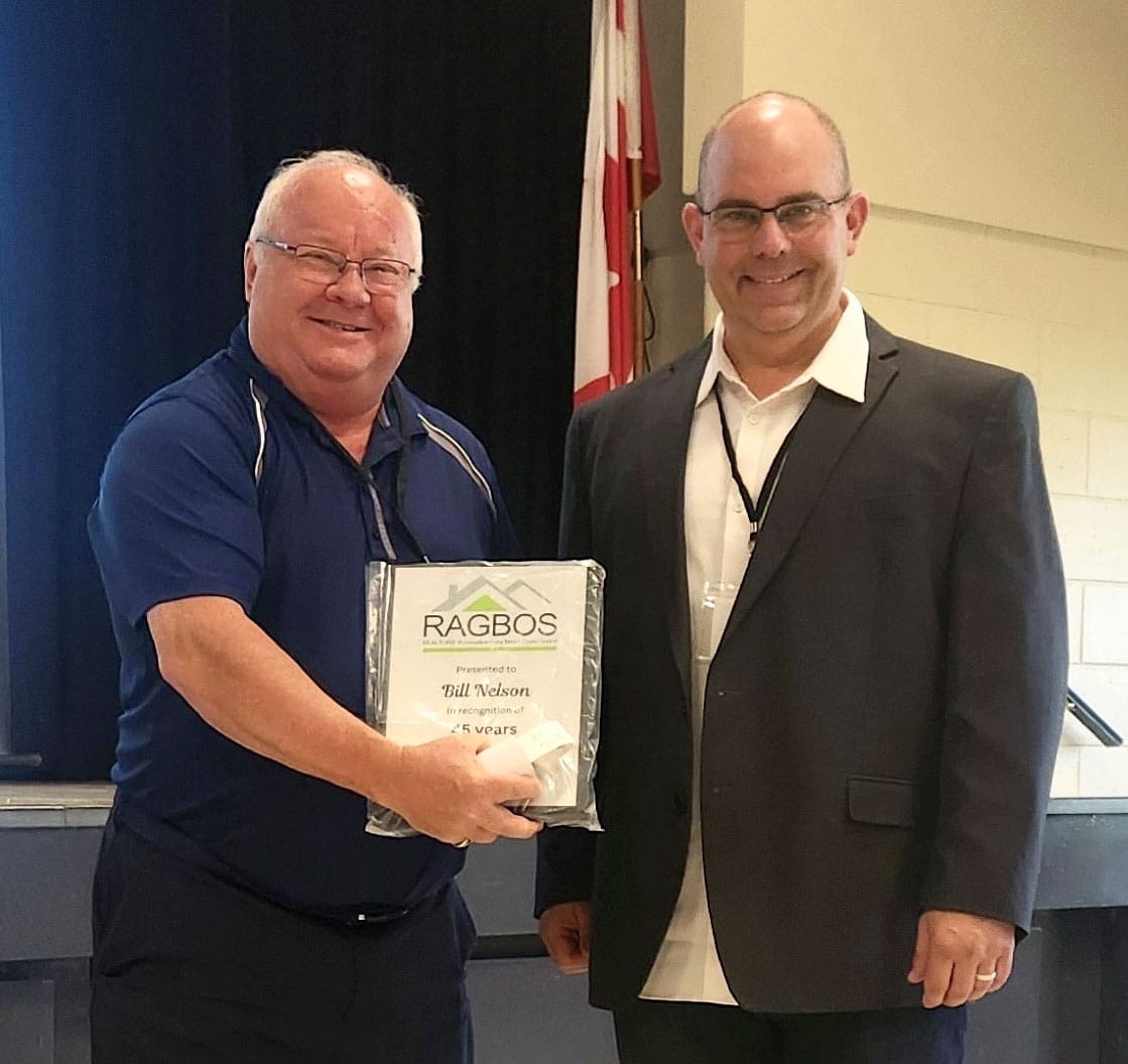 Bill Nelson recognized for 45 years of realtor service