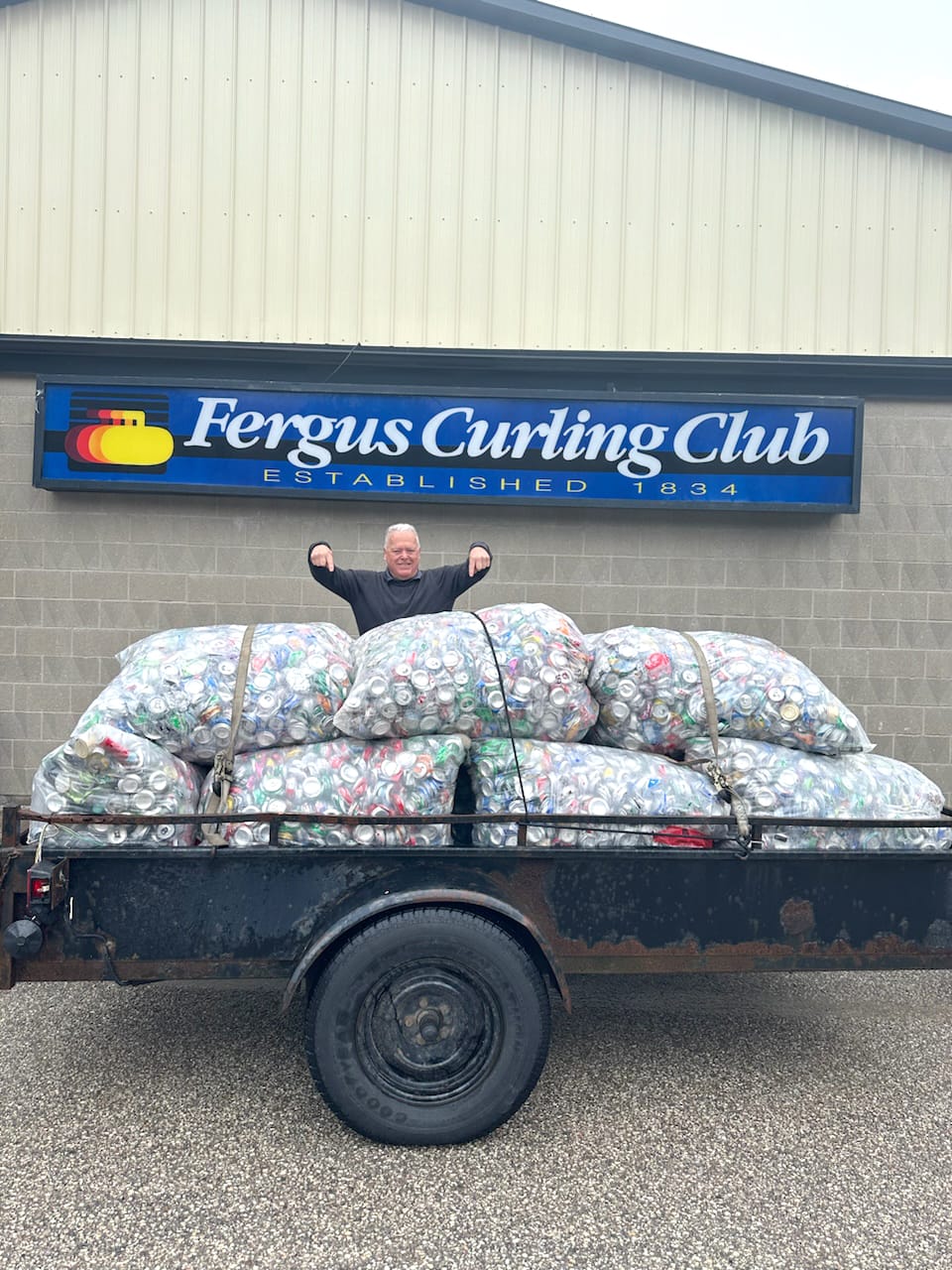 Fergus Curling Club will  continue with bottle drive