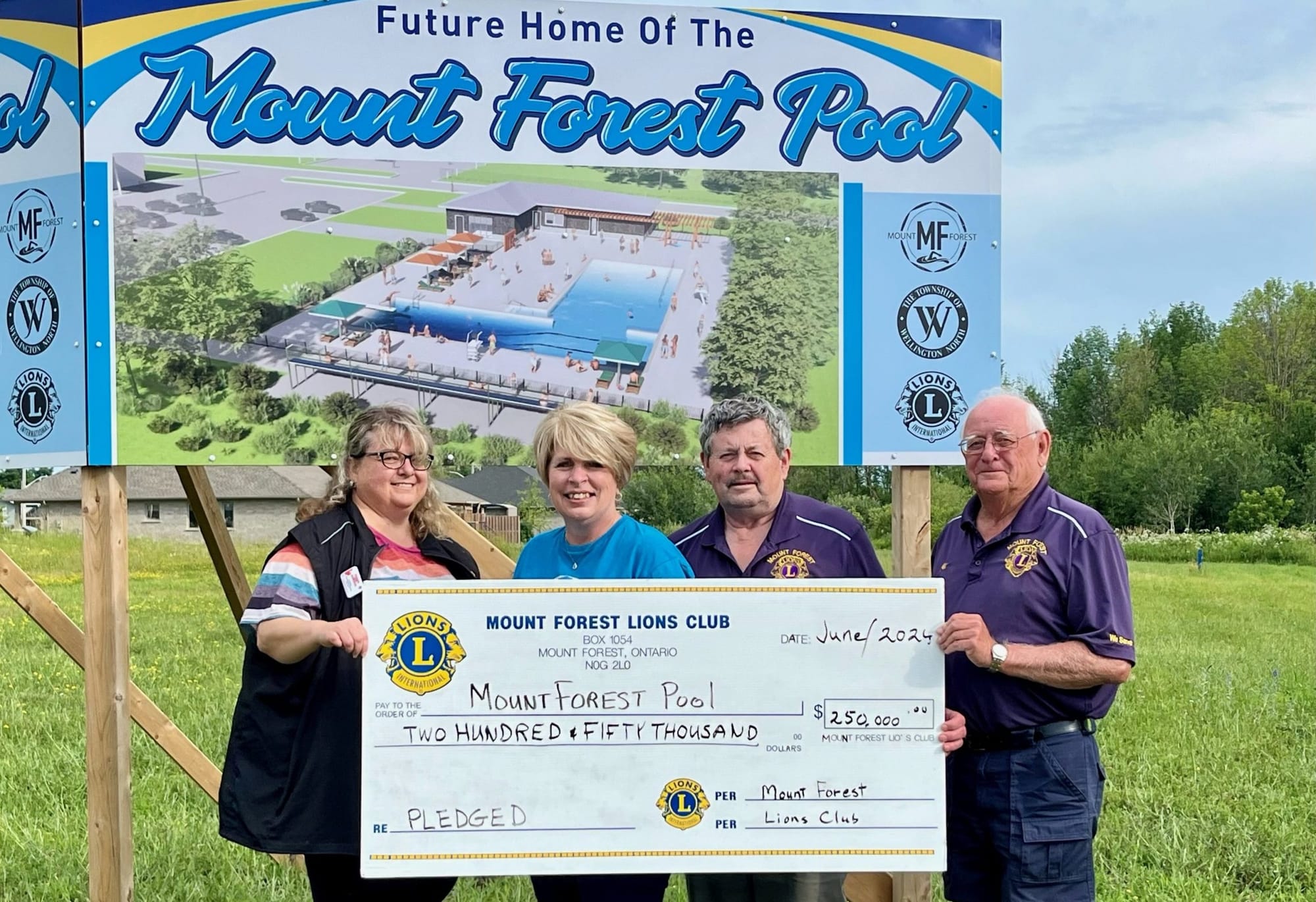 Lions Club pledges $250,000 to new outdoor pool in Mount Forest