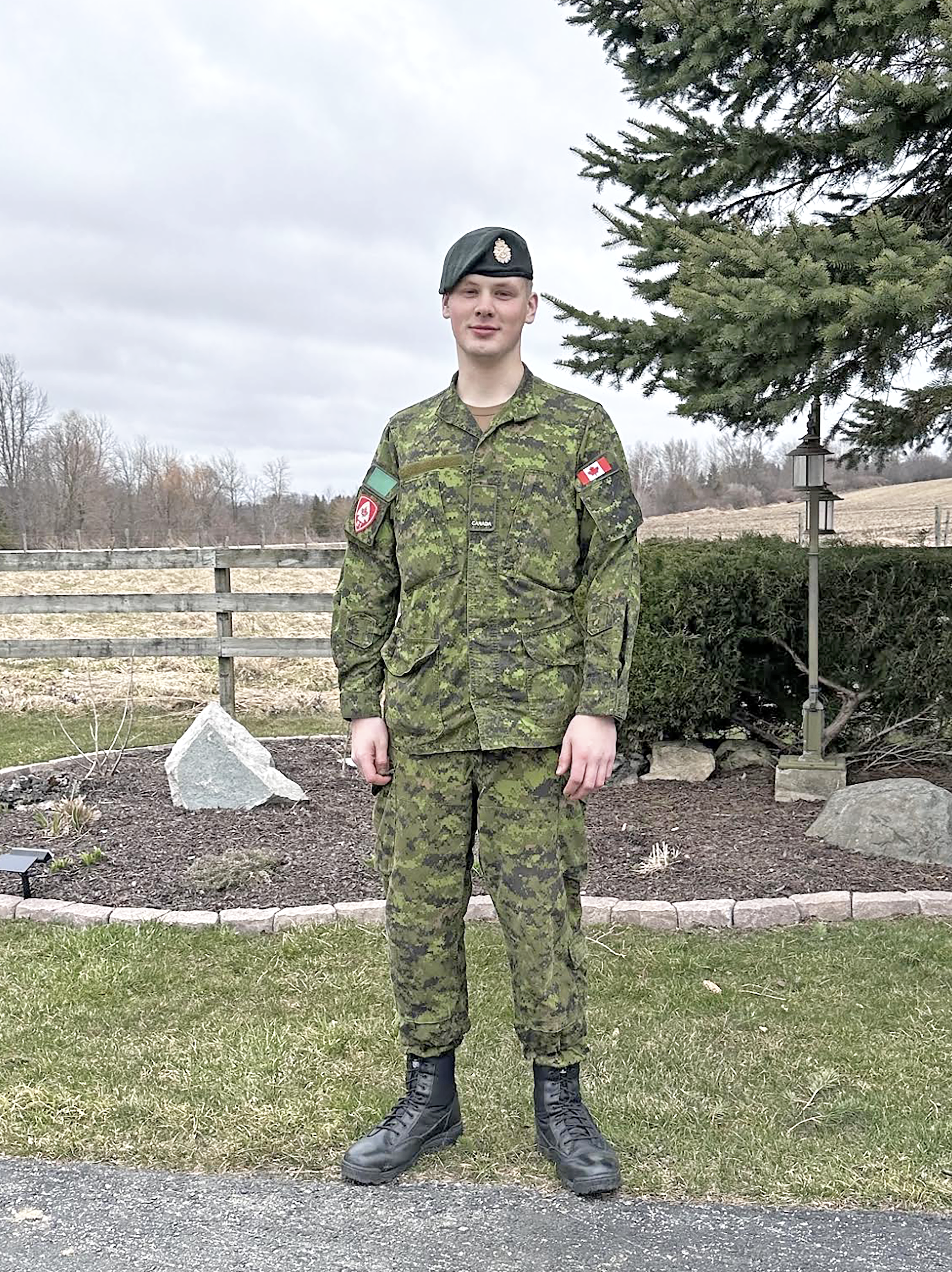 WHSS student enrolled in Canadian Armed Forces military for co-op placement