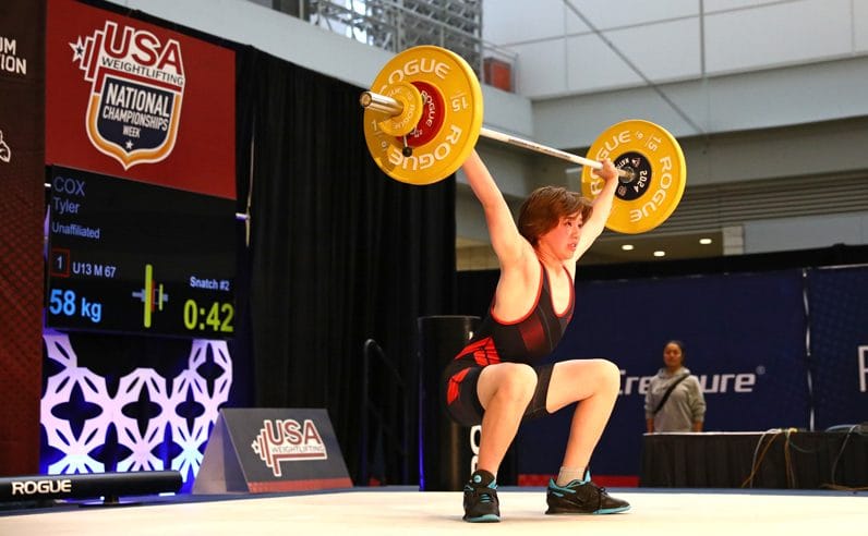 Tyler Cox wins youth weightlifting national championship