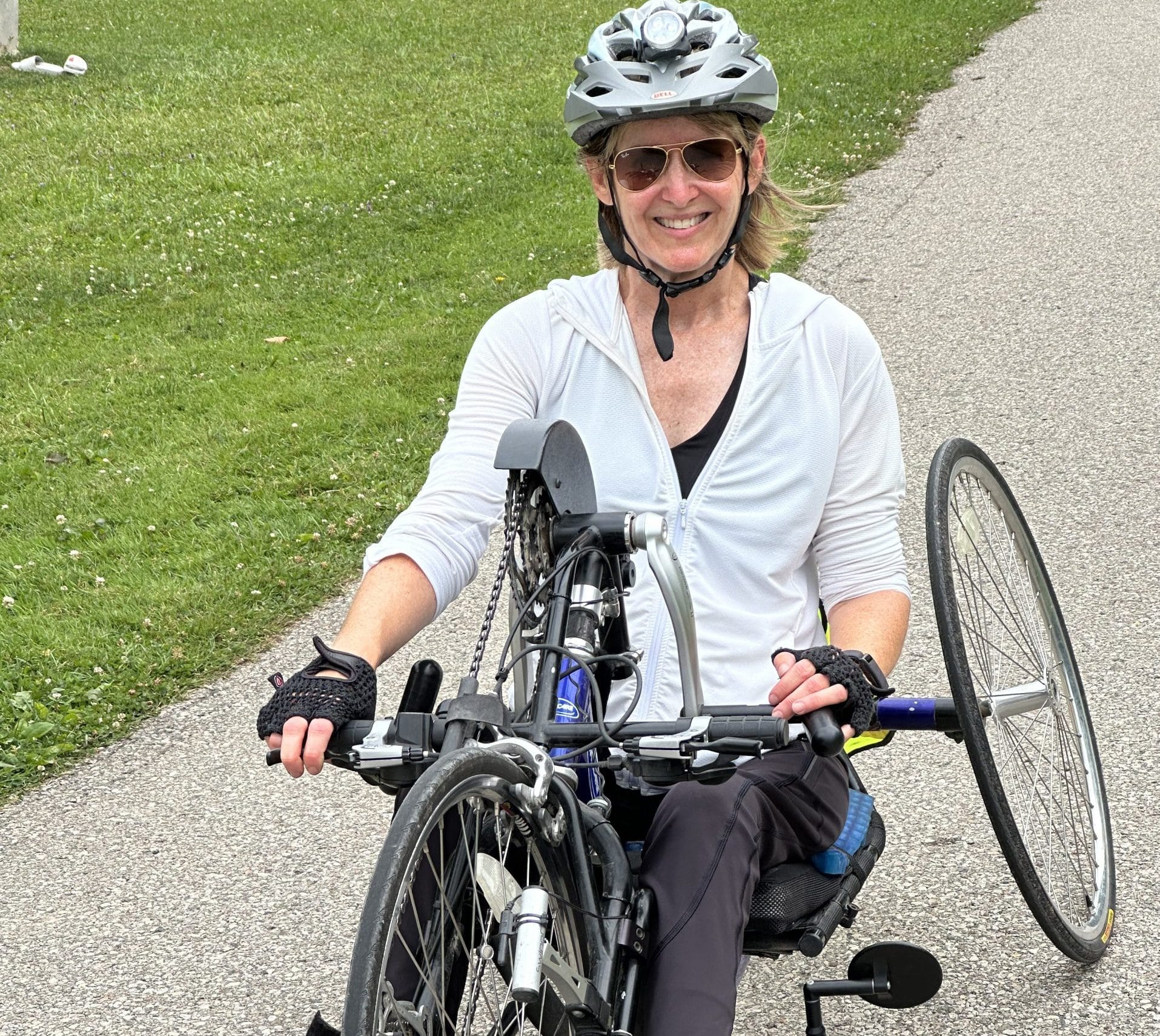 Guelph woman set to hand-cycle 210km to raise funds for cancer patient needs