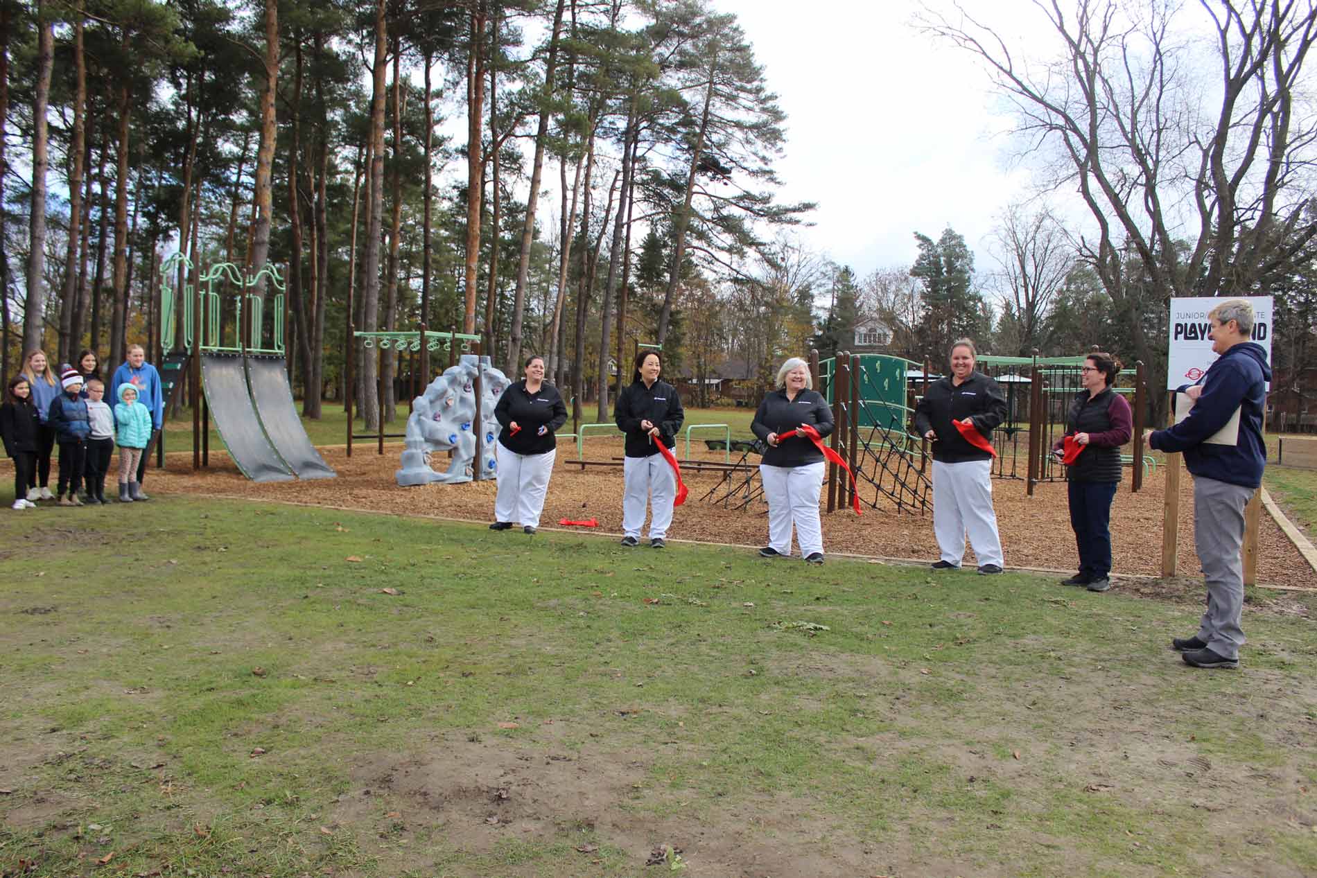 Arthur Public School thanks Musashi Auto Parts for funding new playground