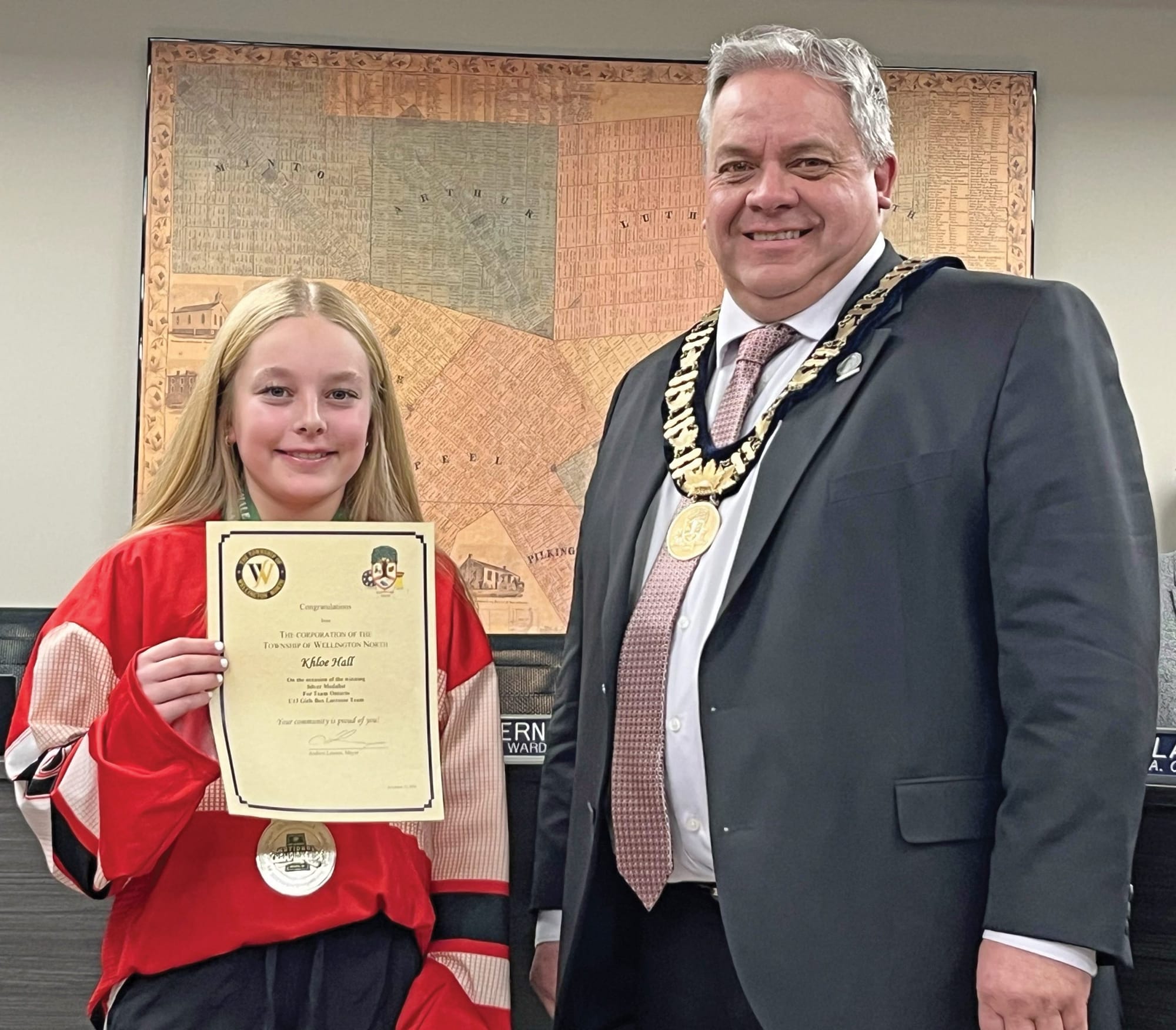 Mount Forest athletes recognized by township council