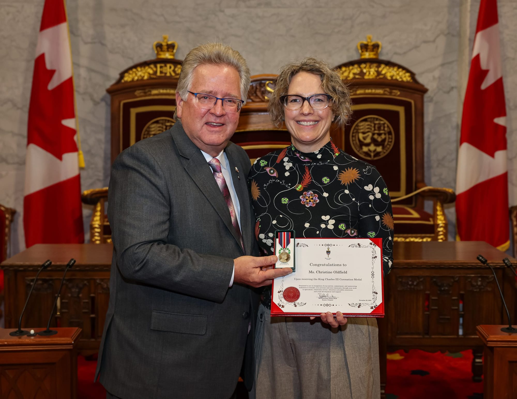 4-H executive director receives Coronation medal