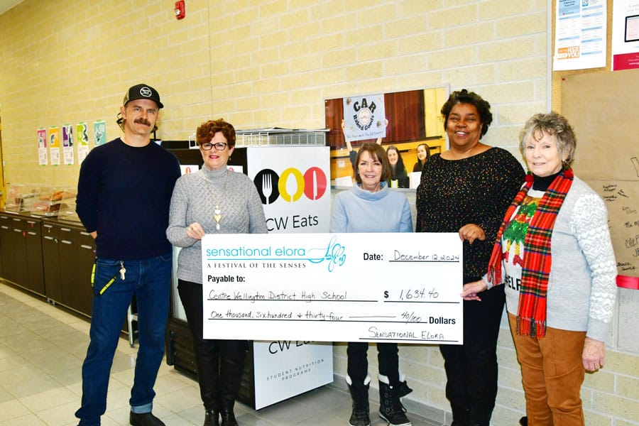 Sensational Elora donates to CW Eats program